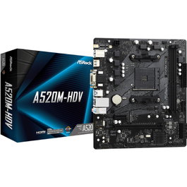 ASRock A520M-HDV Micro ATX DDR4